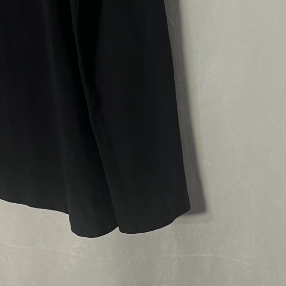 Under Armour black long sleeve crew neck shirt  Multicolor logo Heat gear sizeYL - Picture 3 of 7